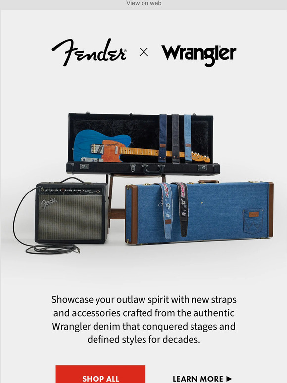 Fender AllNEW Fender x Wrangler Accessories Milled