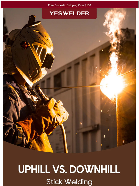 WeldMart Inc. 🔥Stick welding Uphill VS. Downhill Milled