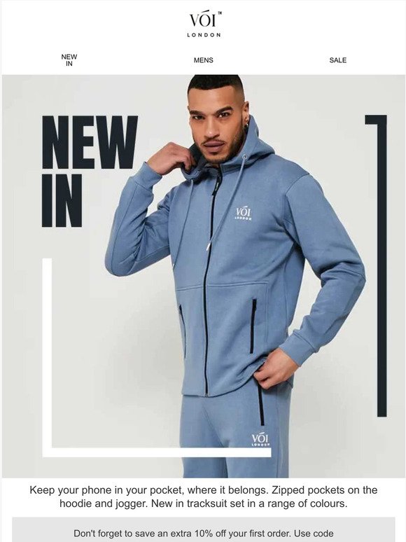 New in tracksuit sets. 5 colours to choose from
