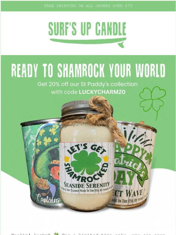 You are about to get LUCKY! 🍀