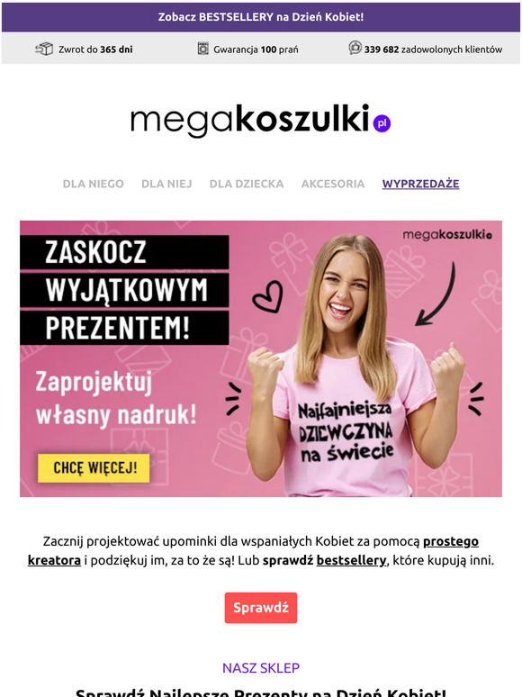 Wybierz wyjątkowy 🎁 prezent na Dzień Kobiet 🌷