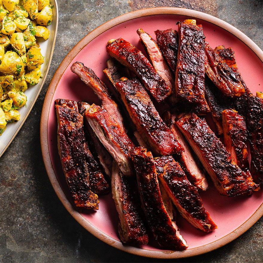 Indoor Barbecued Ribs