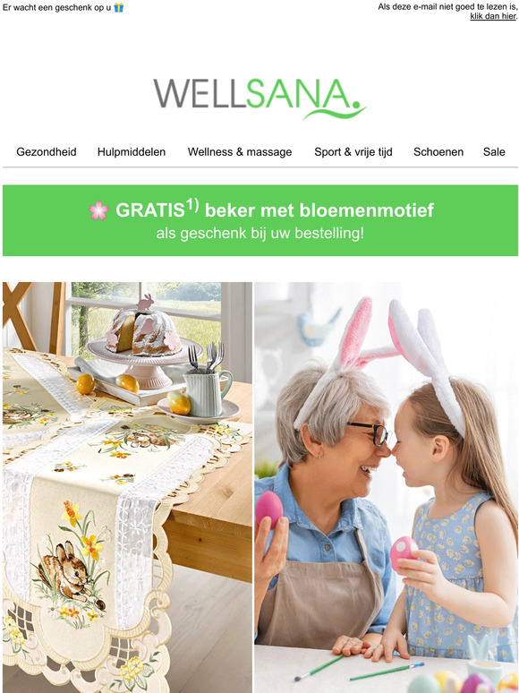 🐥 Paasideeën en een gratis beker voor u, beste klant