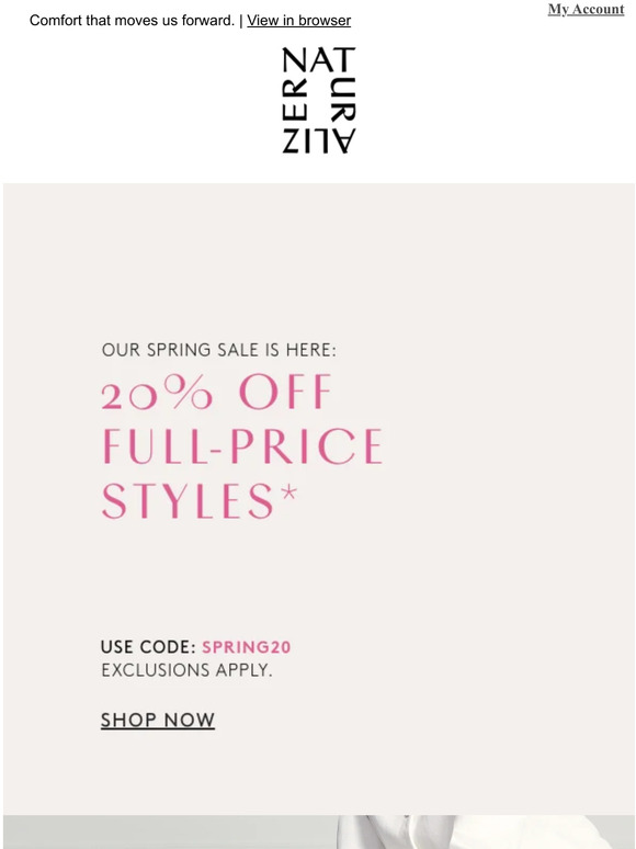 20% off full-price styles | Our NEW spring Sneaker Edit is here