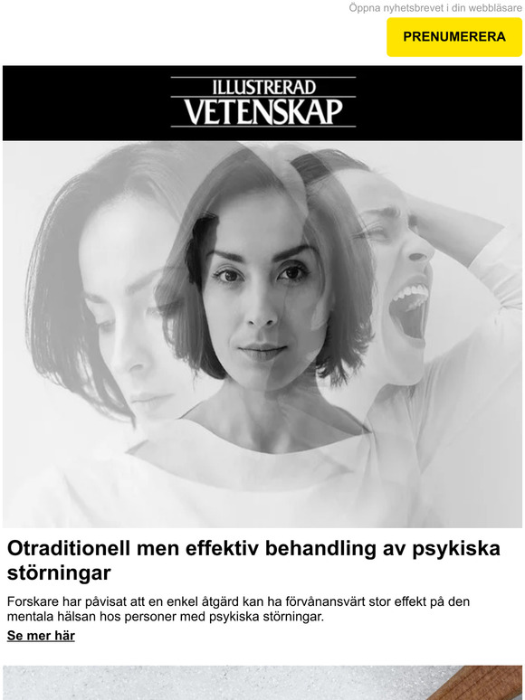 Otraditionell men effektiv behandling av psykiska störningar