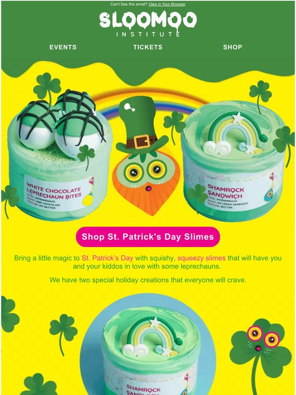 St. Patrick's Day Slimes Are Here! ☘️