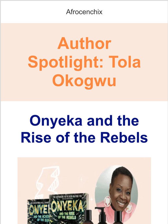 Onyeka and the Rise of the Rebels book launch! 😱