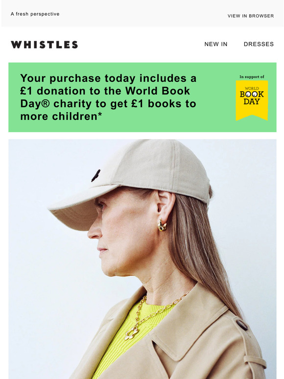 Whistles The March Edit New spring styles are calling Milled