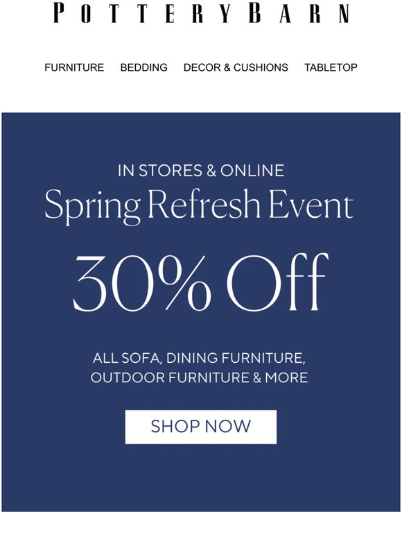 Pottery Barn Kuwait Refreshes across the home 🏠 Milled