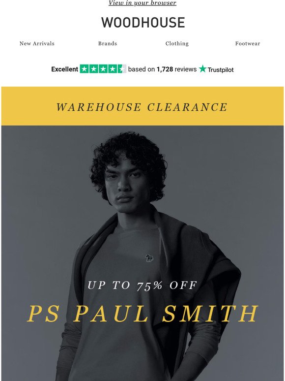 PS Paul Smith: Up to 75% off