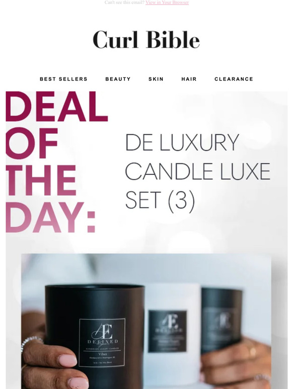 Make your home smell irresistible with this luxury candle trio! 🕯️
