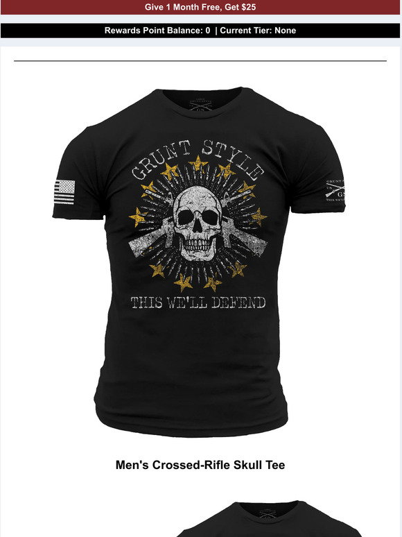 Grunt Style: 🇺🇸 Never Back Down | Milled