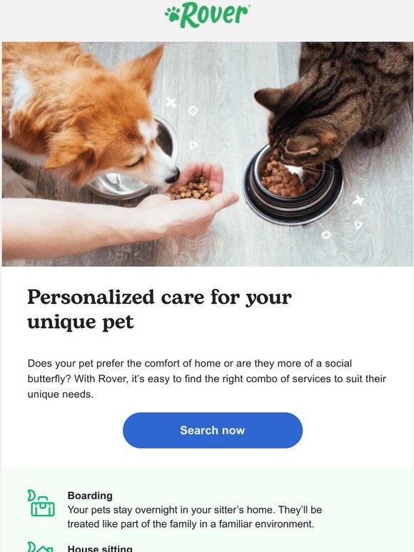 Which services are right for your pet?