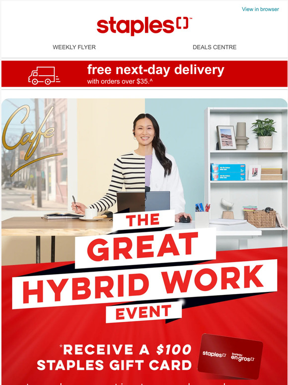 Staples Print & Marketing 🆕 Introducing Hybrid Certified from Staples