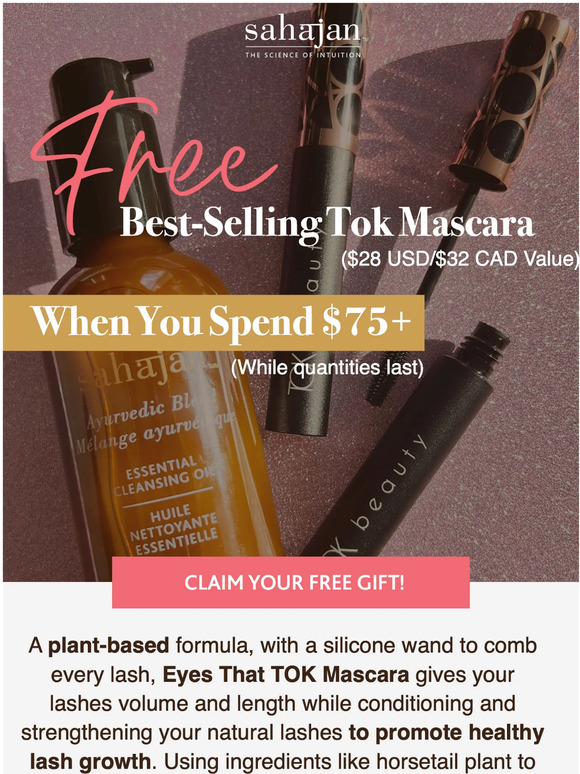 Gift with Purchase 🎁 Vegan Mascara $32 value