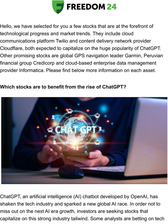 New investment ideas: Promising AI and IT stocks