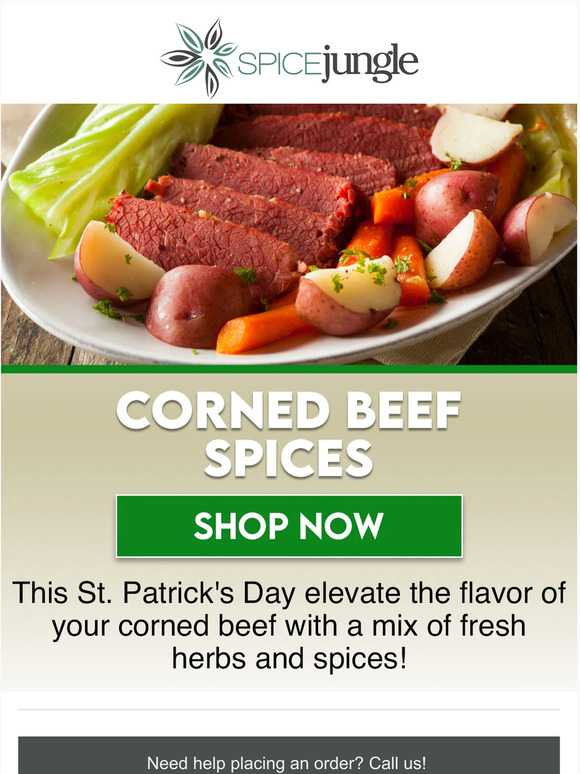 spicejungle 🍀 Spice up your St. Patrick's Day Corned Beef! Milled
