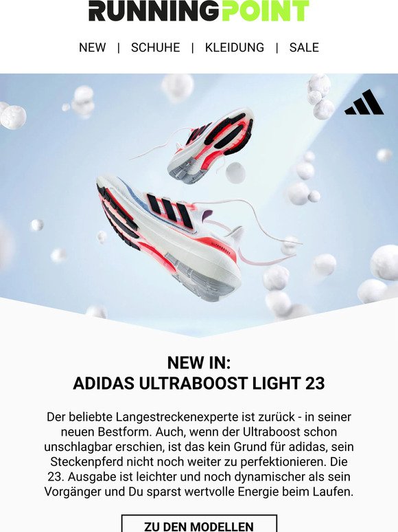 Leichter als je zuvor! Der neue adidas Ultraboost Light 23