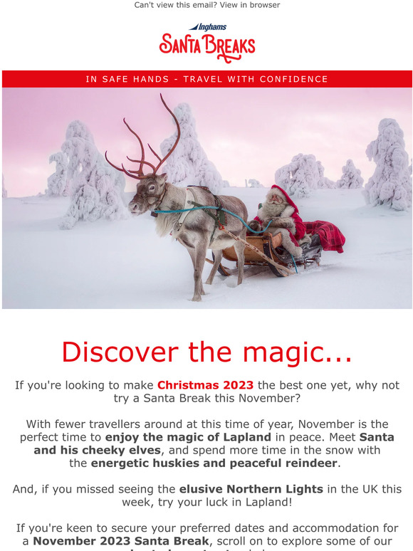 inghams Take a magical trip to Lapland this November 🎅 Milled