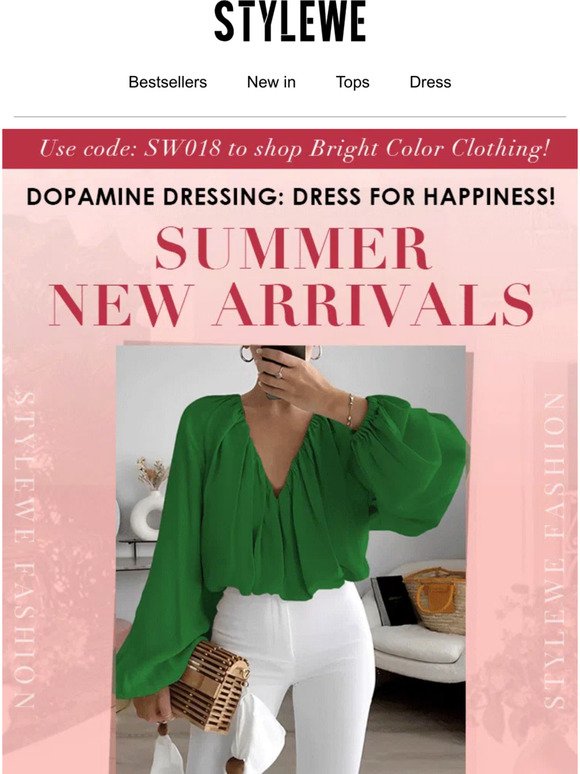 [18% OFF] Feel the Power of Colors: Dopamine Dressing Brights Up Your Day!💕