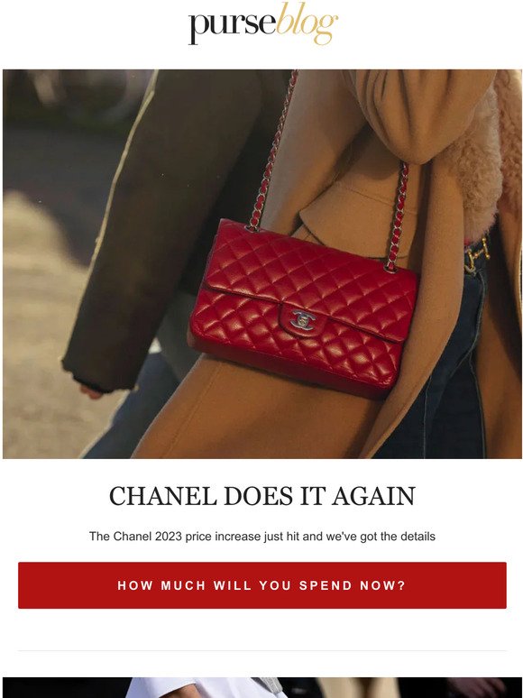 Chanel 2021 Price Increase with New Prices - PurseBlog