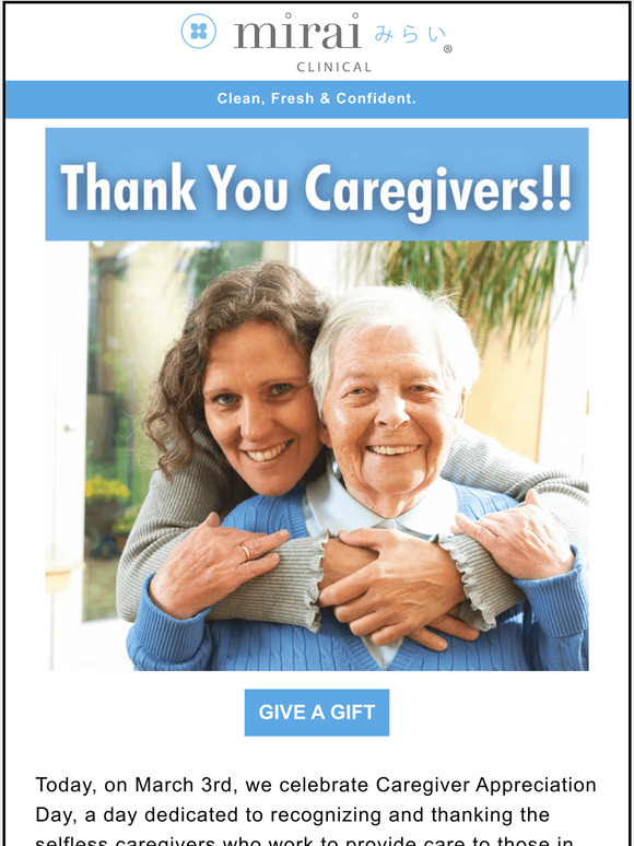 Mirai Clinical 5 Ways to Support a Caregiver on National Caregiver