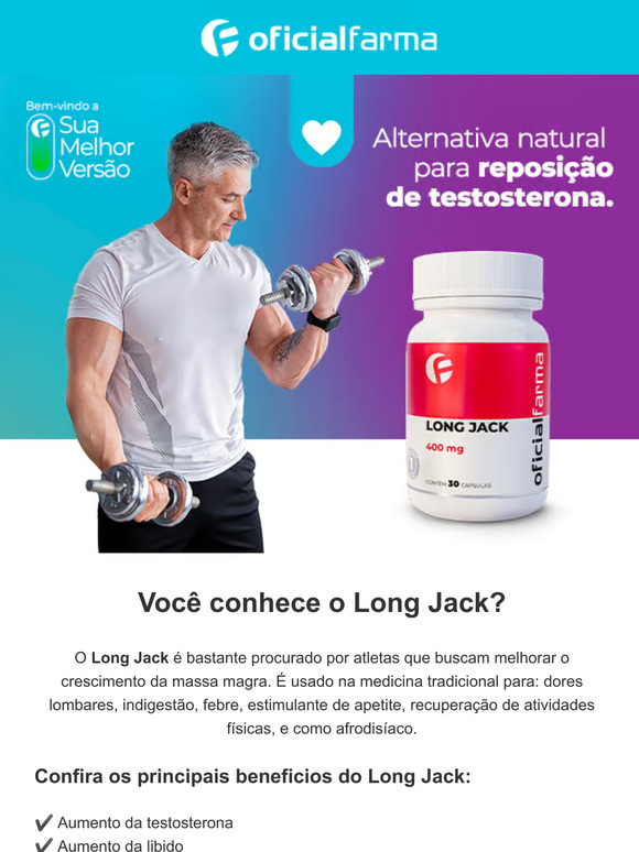 Conheça a alternativa natural para reposição de Testosterona!