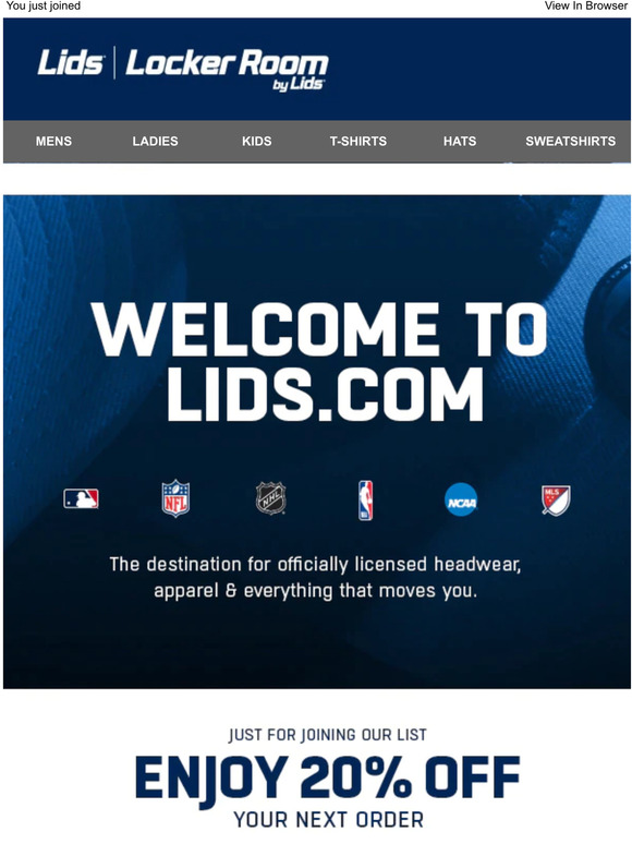 Welcome To Lids.com