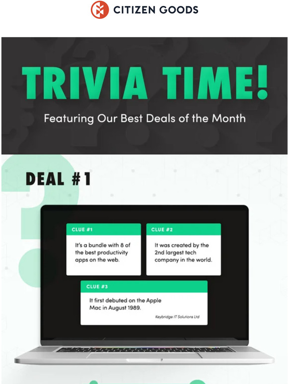 TRIVIA TIME! How Many Q’s Can You Solve?