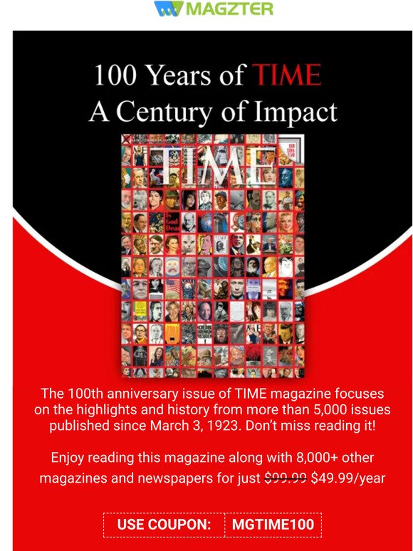 100 Years of TIME Magazine: A Century of Impact