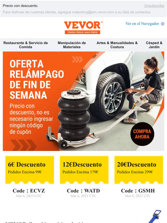 Oferta relámpago de fin de semana.