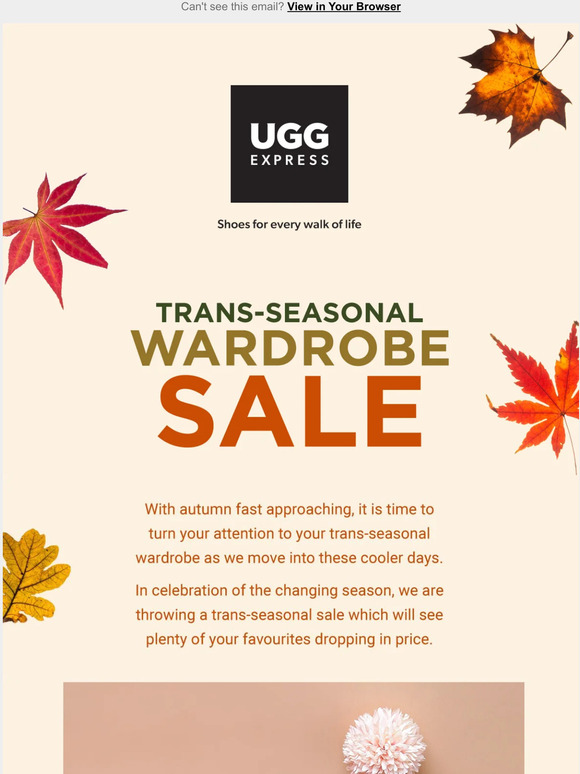 The Trans-seasonal Sale Is Here 🛒