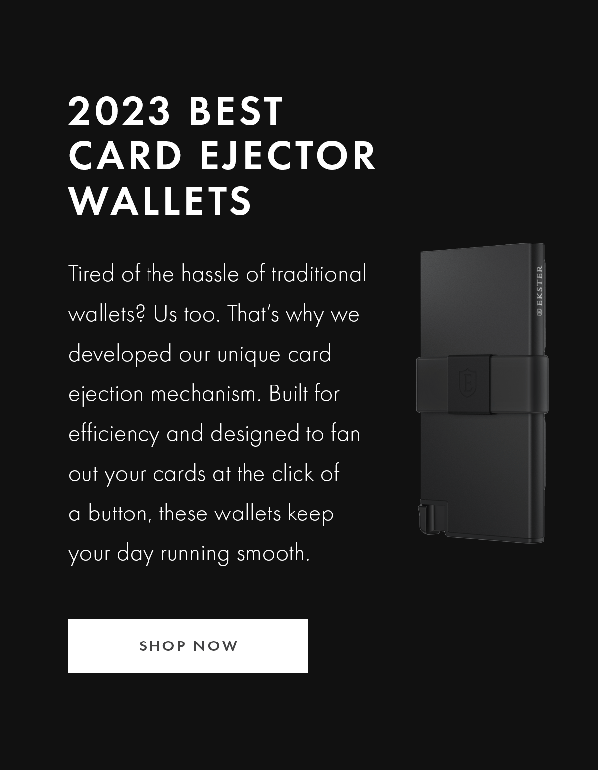 Ekster® Best Card Ejector Wallets of 2023 Milled