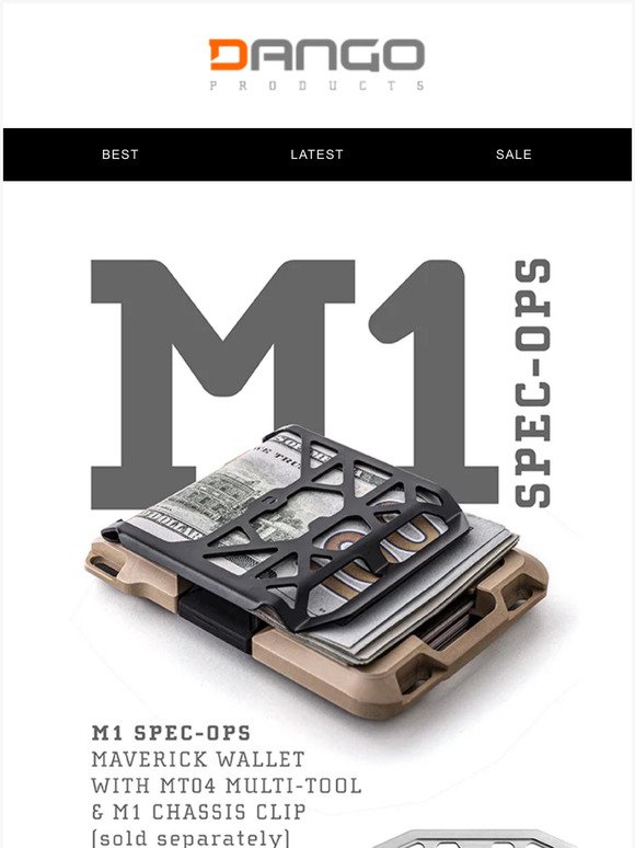 💪 The Holy Grail of Tactical Wallets - M1 Spec-Ops with M1 Chassis Clip