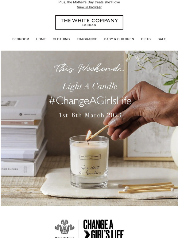 Light a candle, #ChangeAGirlsLife