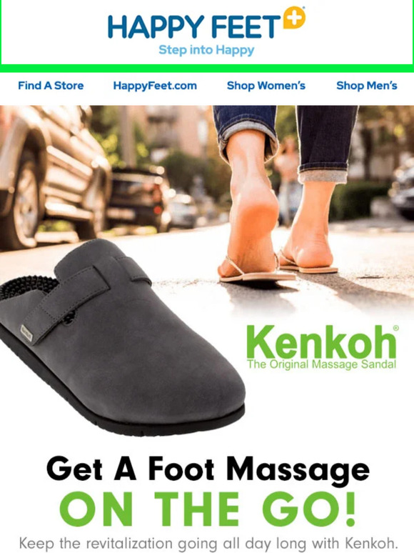 Get a Foot Massage On The Go with Kenkoh