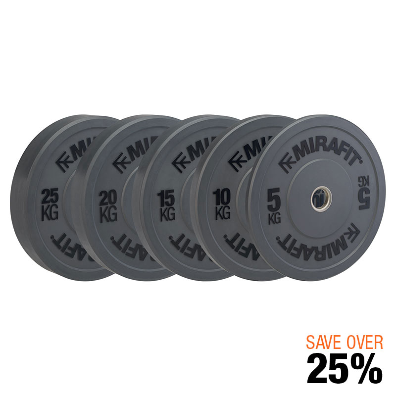 Grey bumper plates