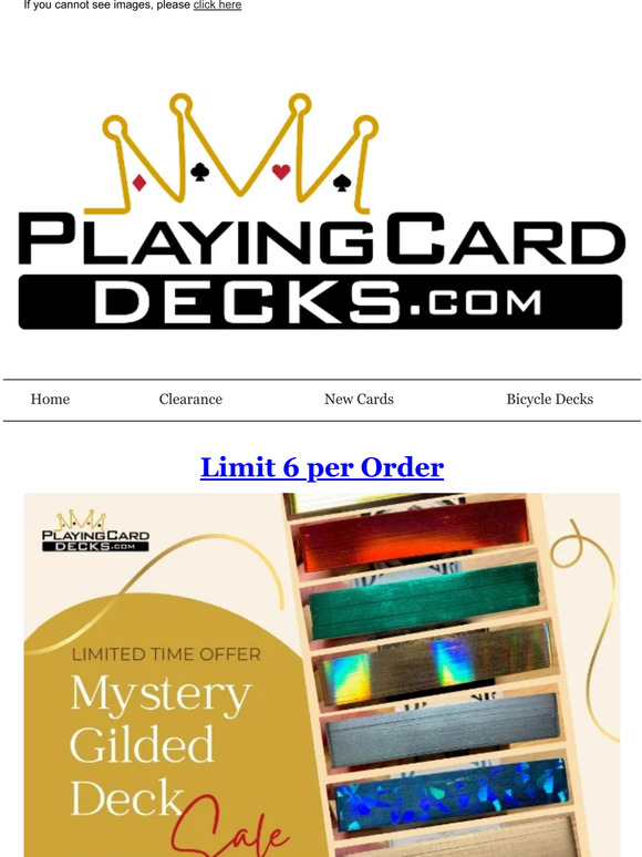 ✨ Mystery Gilded Decks Are Back 💎