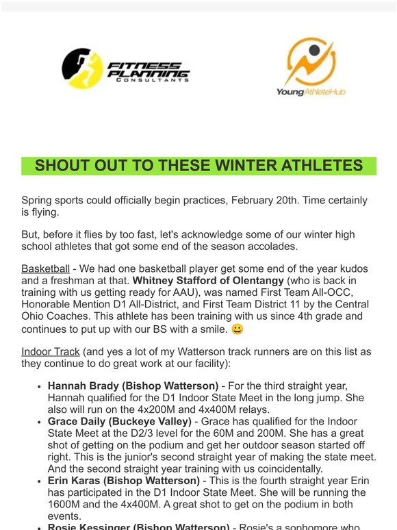 Spring Sports Have Started, But Let's Give A Shout Out To These Winter Athletes