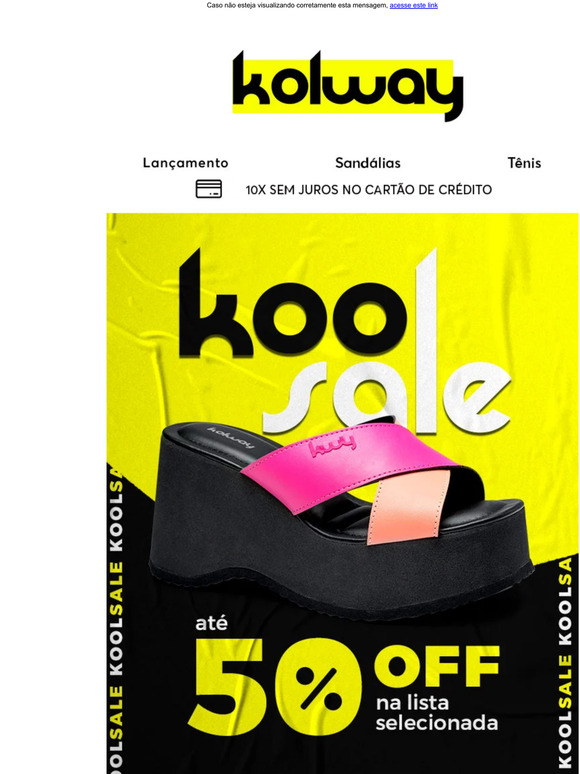 Sextou com até 50% OFF! 🔥
