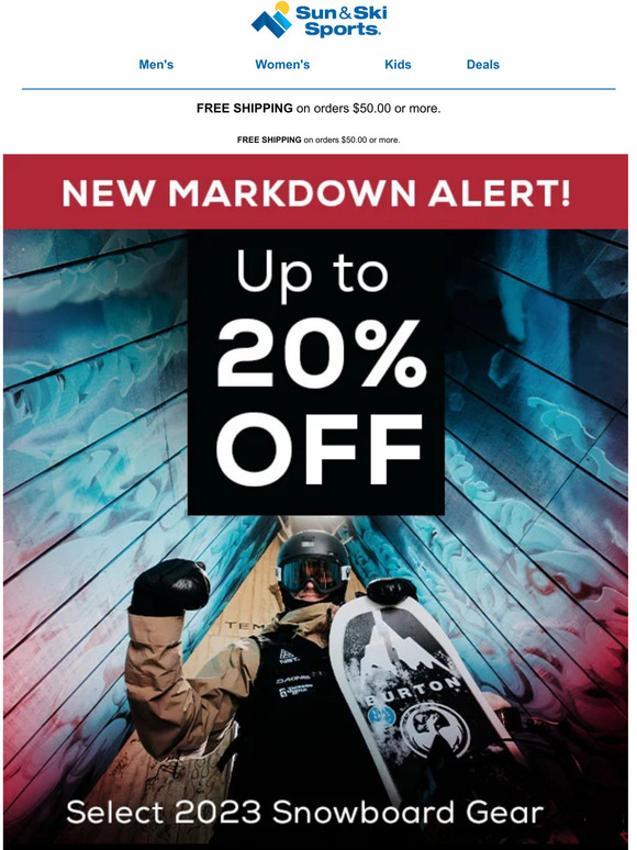 Sun & Ski Sports New Markdowns on 2023 Snowboard Gear 🎿 Milled