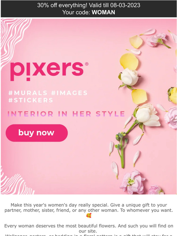 Pixers Give her flowers that will never wilt. 💐 Milled