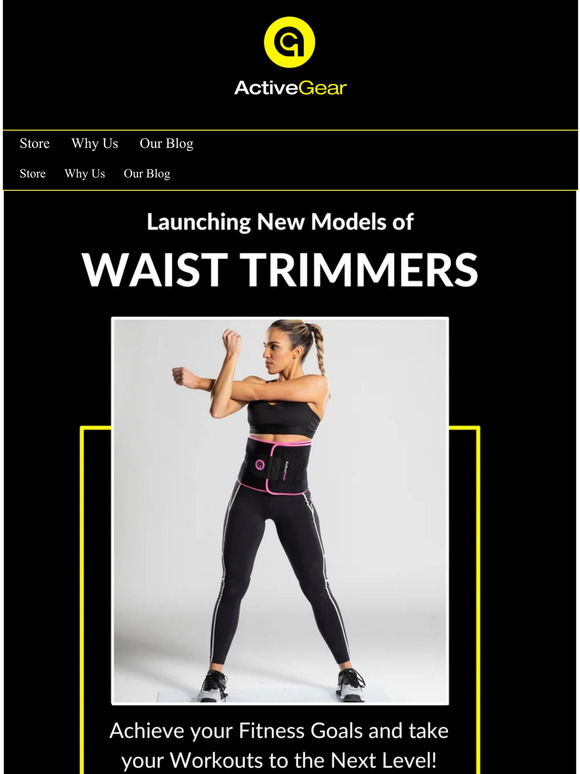 Introducing the New ActiveGear Waist Trimmer Belt 💪🏋️‍♀️🔥