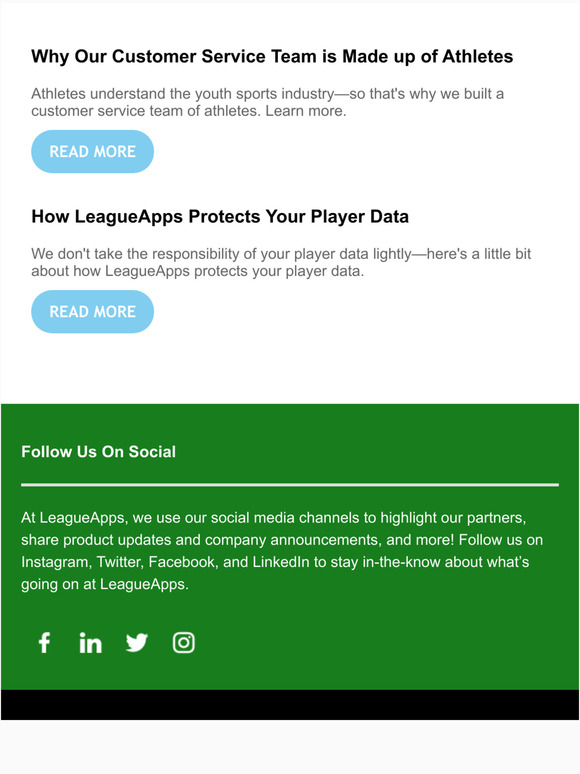 The LeagueApps Youth Sports Highlight Reel
