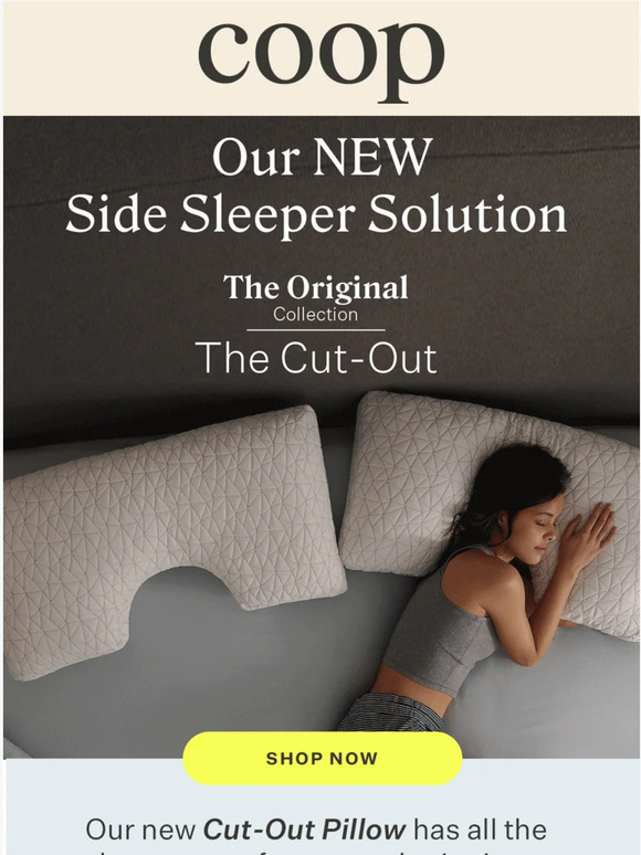 Side sleepers, this is your perfect fit