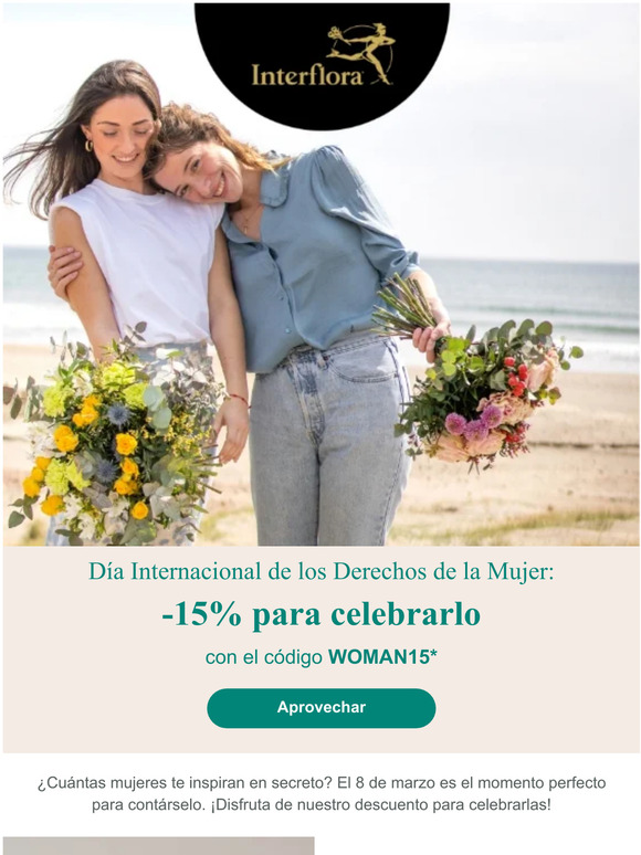 ¡15% para que florezcan!