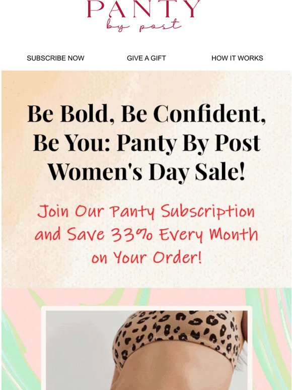 Women's Day Special - 33% Off Every Month Subscription