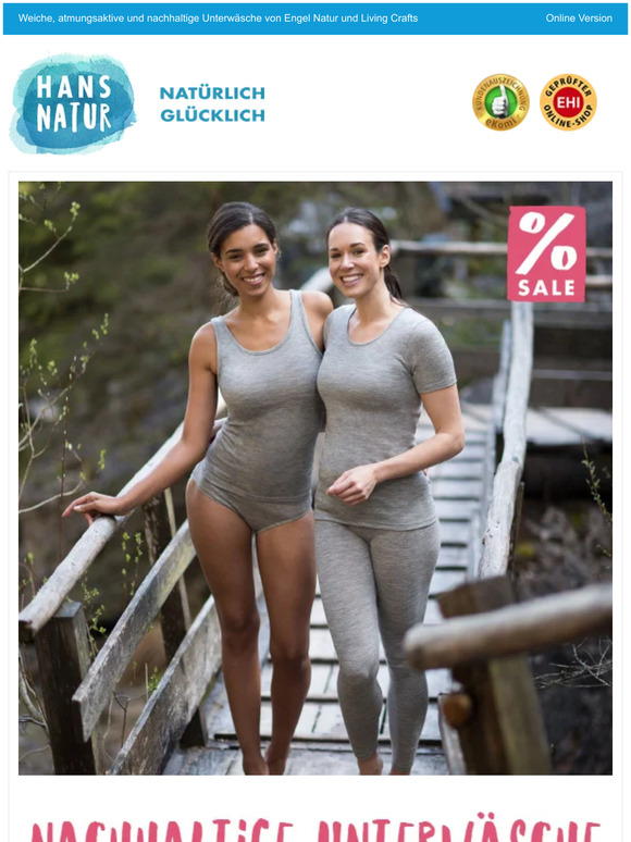 Nachhaltige Unterwäsche für Erwachsene + 10% Rabatt