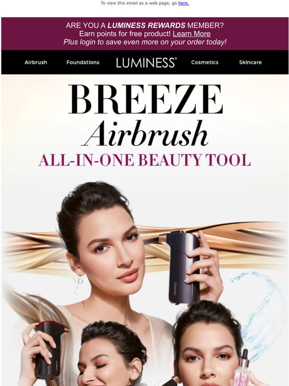 Breeze Airbrush Makeup & Hair System Kit