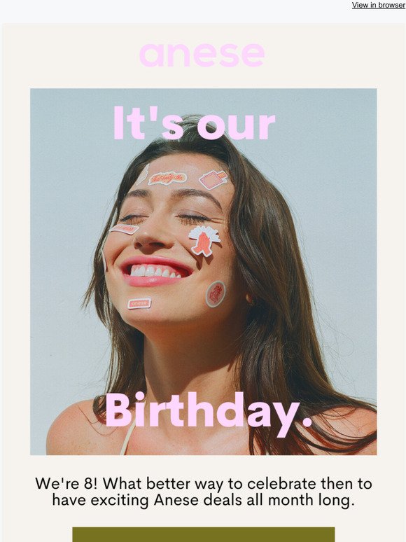 Celebrate our birthday with 25% off + more 🥳